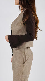 Gilet sale e pepe Kashà T.