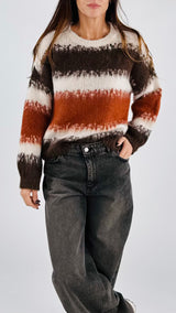 Pull intarsio riga H.