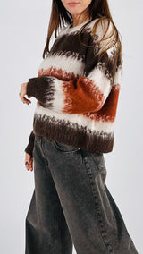 Pull intarsio riga H.