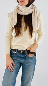 Sciarpa melange lana merinos