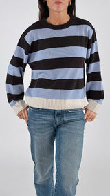 Pull righe fondo color T.