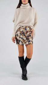 Mini full paillettes fiori