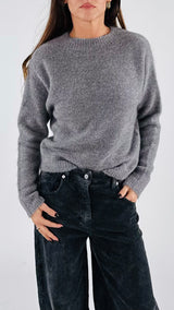 Pull integrale mohair T.