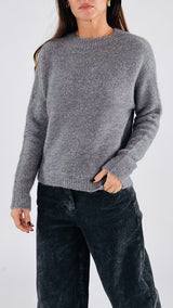 Pull integrale mohair T.