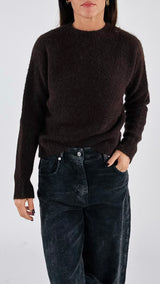 Pull integrale mohair T.
