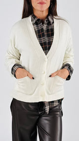 Cardigan viscosa taschine H.