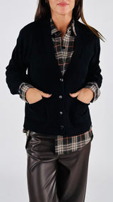Cardigan viscosa taschine H.