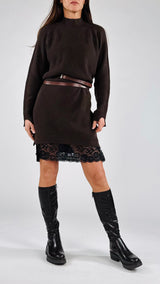 Abito costa inglese+pizzo H.