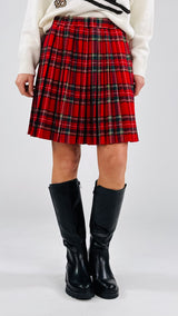 Mini tartan pieghe Vic.