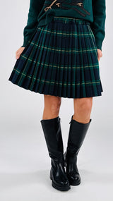 Mini tartan pieghe Vic.