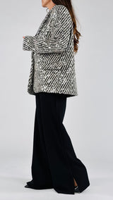 Giacca stuoia paillettes H.