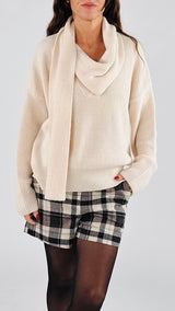 Pull costa inglese sciarpa H.