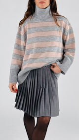 Pull over righe lurex Vic.