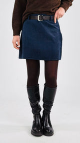 Mini velluto cintura H.