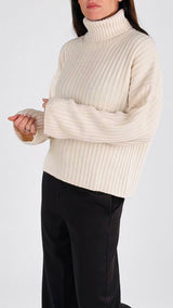 Pull dolcevita costa larga H.