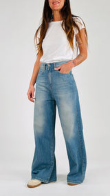 Jeans Giusy slegato sabbiato