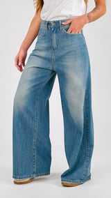 Jeans Giusy slegato sabbiato