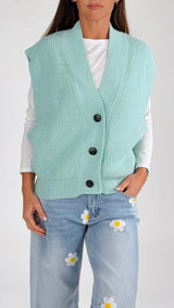 Gilet costa inglese giro allungato