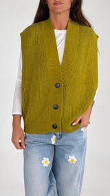 Gilet costa inglese giro allungato