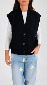 Gilet costa inglese giro allungato