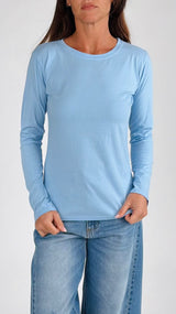 T-shirt fiammata m.lunga