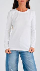 T-shirt girocollo m/l cotone H.