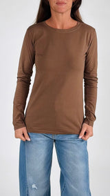 T-shirt girocollo m/l cotone H.