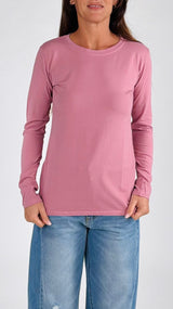 T-shirt girocollo m/l cotone H.