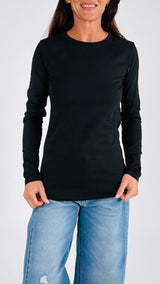 T-shirt girocollo m/l cotone H.