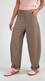 Pantalone baloon fiammato T.