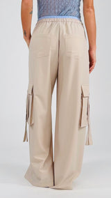 Pantalone cargo fiammato T.