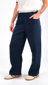 Pantalone barrel felpa soft T.