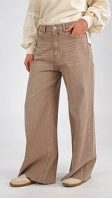 Jeans color stone palazzo T.