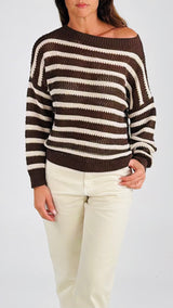 Pull tricot traforo