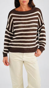 Pull tricot traforo