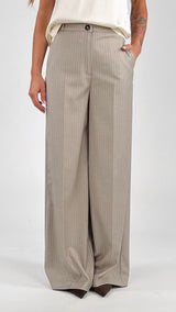 Pantalone palazzo gessato H.