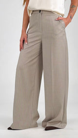 Pantalone palazzo gessato H.