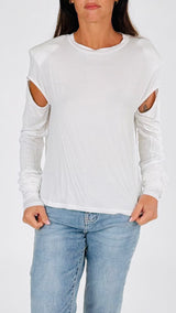Maglia spallina cut out T.