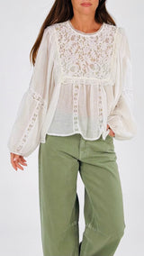 Camicia pettorina pizzo H.