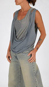 Canotta doppia jersey lurex K.