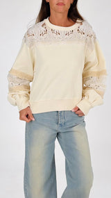 Felpa scatolina ricami T.