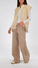 Gilet ecodainetto crochet