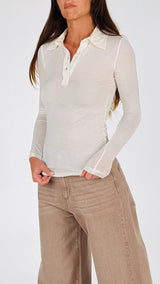 Polo viscosa seta Vic.