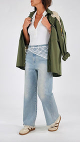 Camicia vintage crochet T.