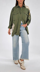 Camicia vintage crochet T.