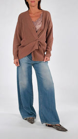 Cardigan bottone laterale H.