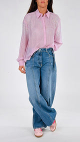 Camicia mussola viscosa strass You