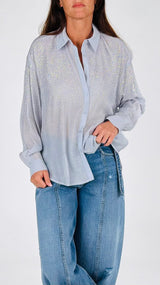 Camicia mussola viscosa strass You