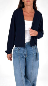 Cardigan viscosa corto K.