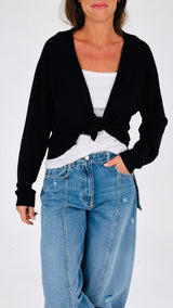 Cardigan viscosa corto K.